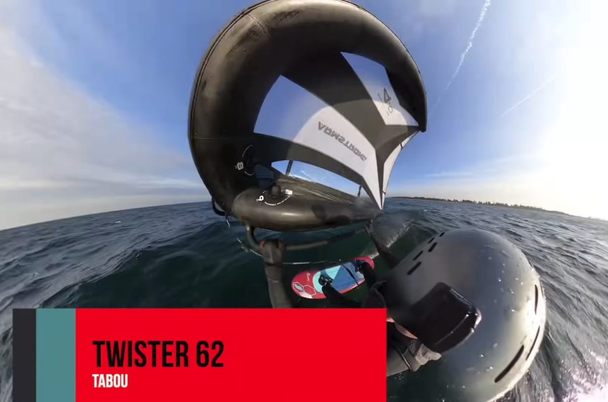 Test Tabou Twister Wing, Gleiten TV, Freestyle wing board, wingfoil test, essai planche wingfoil